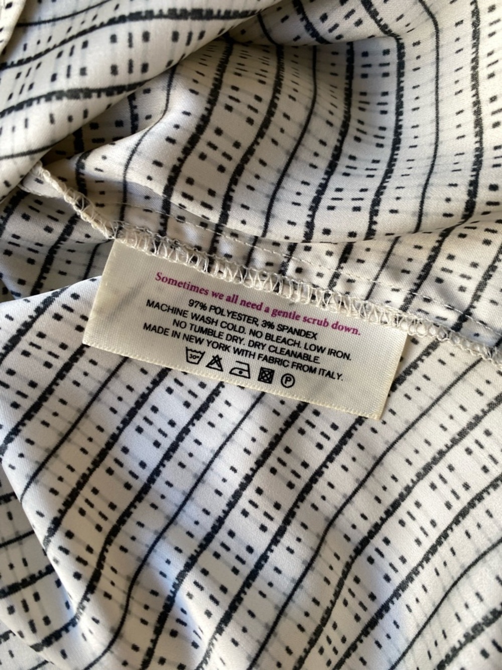 M.M.LaFleur "The Lagarde" Top - Morse Code Print Size Small - Picture 7 of 10